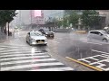 The Sexiest Rain Walk I Had Ever. Stress Free Relaxing ASMR. Sound for Sleep. Baby Soothing. Seoul.