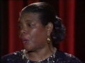 Maya Angelou Live and Unplugged