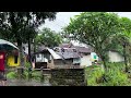 Heavy rain in rural Indonesia||feels refreshing and calming||sleep in 5 minutes