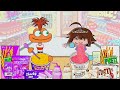 Inside Out 2 - ANXIETY -  BOPPY BEARHUG | Convenience Store Random Orange Red Food Mukbang | ASMR