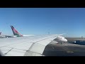 Singapore Airlines 777-300ER landing in John F. Kennedy intl airport