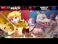 2GG Kongo Saga - eUnited | Samsora (Peach) Vs 411 | Ben Gold (K Rool) Winners Pools - Smash Ultimate