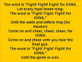 Iowa Hawkeyes - Fight Song