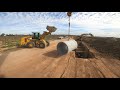 Civil Construction - Pipelaying 1350RCP Timelapse