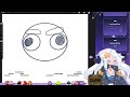 (Vtuber) Day 2 of debut let's art and maybe game! Part 2!