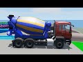 The bus transport vehicle is moving - BeamNG