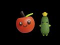 Dancing Fruit And Veggie Friends | Baby Sensory High Contrast | Fun And Engaging Music