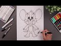How To Draw Jerry | Tom and Jerry