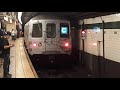 NYC Subway: R46 C train action at 125th street with B rollsign