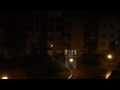 Warsaw thunderstorm at night - Kabaty district (2)