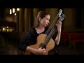 Guitarist Petra Poláčková performs Tombeau sur la Mort de M. Comte d’Logy by Sylvius Leopold Weiss.