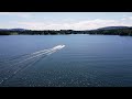 Lake Onota Drone Views in Pittsfield, MA w/Fishing Clips 4K60fps