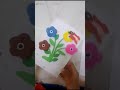 Making flower with clay