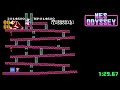 NES Odyssey - Donkey Kong - 1 Loop (Game A) speedrun in 1:29 [PB]