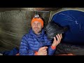 HAIL STORM SOLO CAMP - Great End SUMMIT Lake District UK - WILD CAMPING and BACKPACKING with a Dog