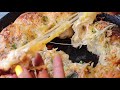 CHEESY STUFFED BISCUIT GARLIC BREAD!!! | QUARANTINE RECIPES