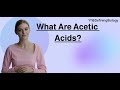 What is Acetic Acid? |Biology definitions