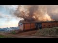 Incêndio de grande proporção em pavilhão de Ervateira em Machadinho