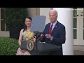 President Joe Biden and Vice President Kamala Harris speak at AANHPI Heritage Month reception