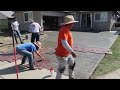 Complete Process from Removal to Stamped Ashlar Concrete Driveway