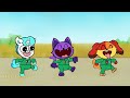 DOGDAY Fall in LOVE With CATNAP Girl | Poppy Playtime Chapter 3 | KIKI Toons Spanish