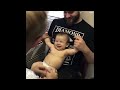 Doctor distracts baby from her shots with goofy tune