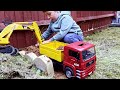 Funny Toddler Moments: Learning Construction with Bruder Toys, The Best Funny Bruder Moments!