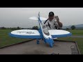 EFlite COMMANDER mPd V2 1.4m 4S 3S power BNF Basic with AS3X and SAFE Select Maiden flight