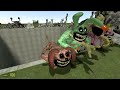 DESTROY ZOONOMALY V.S ZOOCHOSIS V.S INDIGO PARK MONSTERS FAMILY in BIG HOLE Garry's Mod