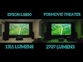 Epson LS800/Formovie Theater UST Laser TV Projector Comparison Video @ProjectorScreen#diy #cinema