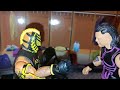 Logan paul vs Dominik Mysterio FWS halloween night action figure match