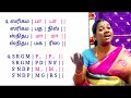 swaravarisai 123456 /  ஸ்வரவரிசை 1-6