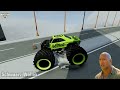 Gas Monkey Garage, Bakugan, Over Bored Epic High Speed Jumps MONSTER JAM | BeamNG.Drive