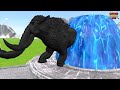 Paint & Animals Dinosaur T-Rex Herbivores and Carnivores Dinosaurs Fountain Crossing Animal Cartoon