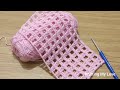 Wow!! Look how beautiful the Crochet Stitch is! unique 2 row crochet pattern stitch.