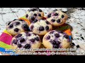 BLUEBERRY YOGURT MUFFINS/BÁNH SỮA CHUA VIỆT QUẤT