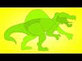 Learn Dinosaurs for Kids | Dinosaur Cartoon videos | T-Rex Spinosaurus | Club Baboo dinasours