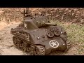 Battling Heng Long 1:16 Scale Panzer III and Sherman RC Tanks