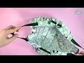 How to make a Foldable Shopping bag with zipper / Grocery bag