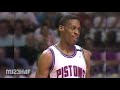 Pistons Team Show Their Frustration in 1991 ECF G4, Making Hard Fouls on the Bulls
