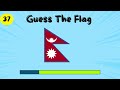🏳️🏴 Guess the Country by the Flag Quiz 🌎| Can You Guess 50 Flags ?