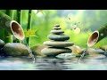 Bamboo Water Fountain + Healing Piano Music - Relaxing Music, Sleep Music, Spa Music, Meditation