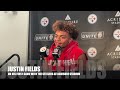 Justin Fields Explains Fumbles, Evaluates First Game | From the Steelers Locker Room