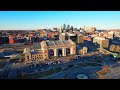 Flyover Kansas City - Kansas City 4k drone view by FAMTravel