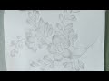 New Flower drawing ideas pillow cover drawing design very easy