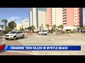 Roanoke teen killed in Myrtle Beach
