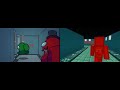 Among Us Hide n Seek Trailer vs Recreated Trailer in Minecraft