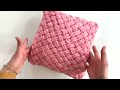 【Handweaving🧵】織り機不用！EASY! Pillow/Cushion Cover🍀毛糸で織るふわもこクッションカバー✨🌈【Handmade】【 DIY】【手織り】【ハンドメイド】