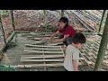 Single Mom - The art of Building walls with woven bamboo - Child Care - 90% Complete