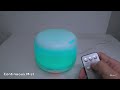 MUJI Style Ultrasonic Cool Mist Aroma Diffuser With Remote Control 300ml - Unboxing & Testing